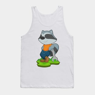 Racoon Handyman Wrench Tank Top